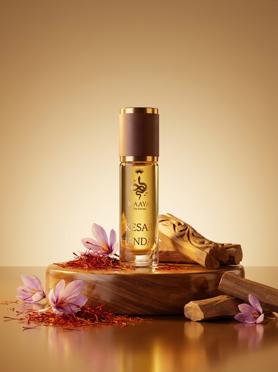 Saffron & sandalwood attar oil / عطر الزعفران والصندل - Attar Al - Zafaran wa Al - Sandal. - Image 2