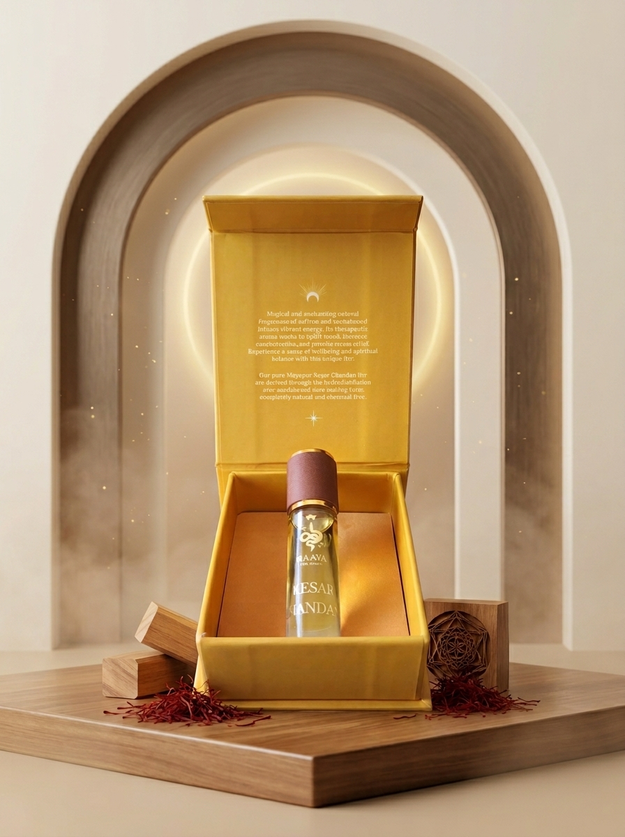 Saffron & sandalwood attar oil / عطر الزعفران والصندل - Attar Al - Zafaran wa Al - Sandal. - Image 3