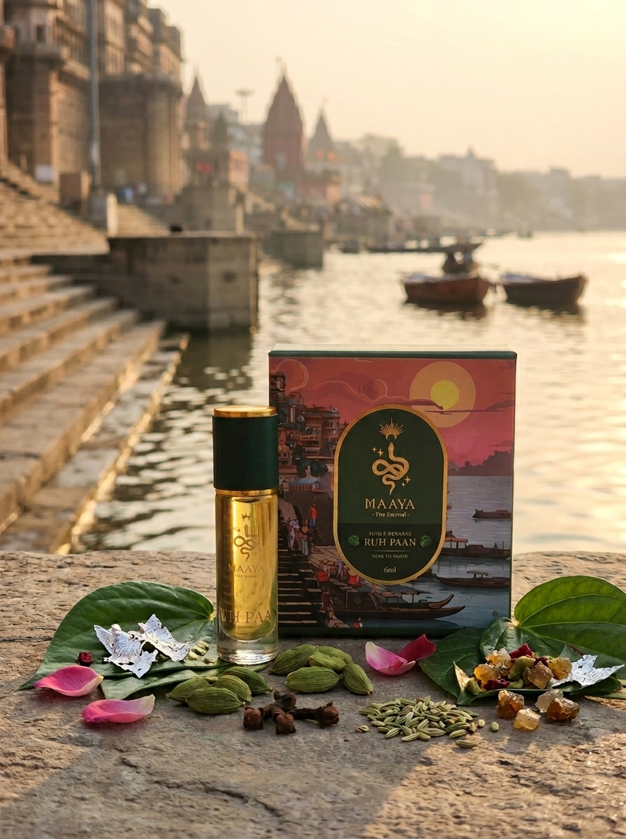 The Love of Benaras - Pure Betel Leaf Attar Oil / شق بنارس روح البان - Ishq Benares Ruh Al-Paan. - Image 4
