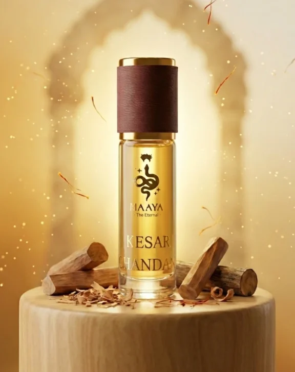 Saffron & sandalwood attar oil / عطر الزعفران والصندل - Attar Al - Zafaran wa Al - Sandal.