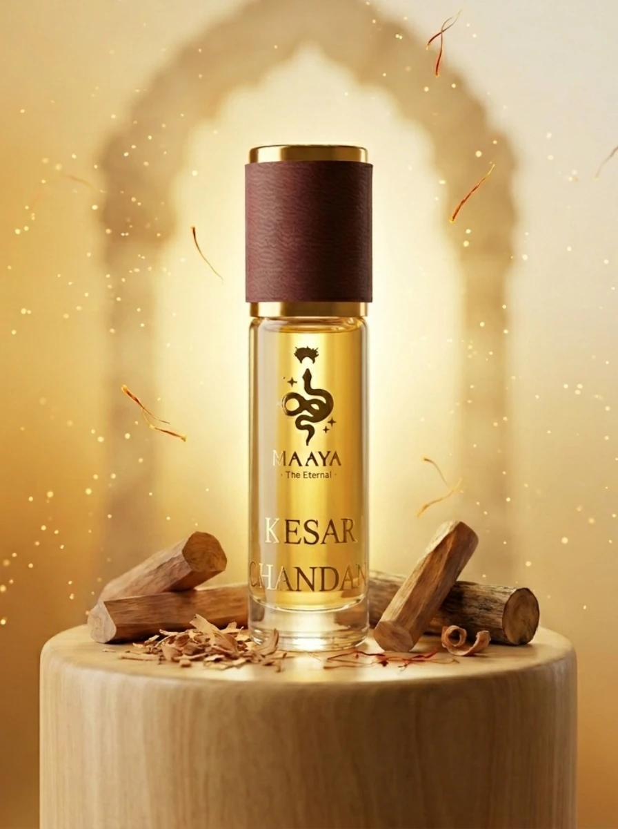 Saffron & sandalwood attar oil / عطر الزعفران والصندل - Attar Al - Zafaran wa Al - Sandal.